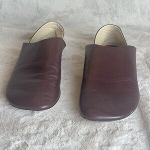 NEW Loewe Toy Leather Slipper Burgundy Women's Size 41/11